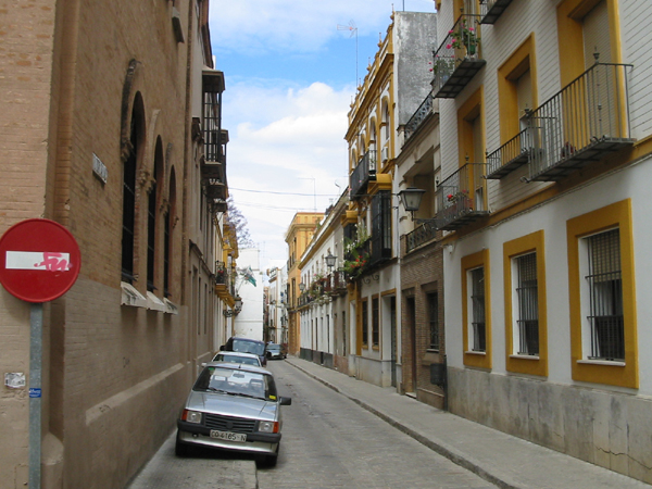 Calle Vidrio in Sevilla