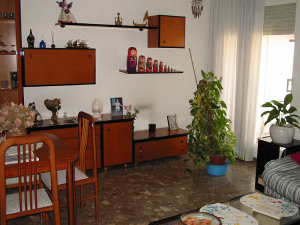 the Living room of the apartment in Barcelona